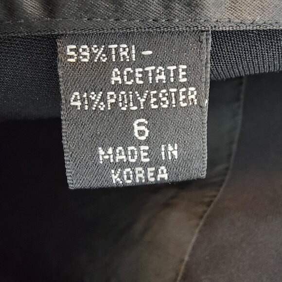 Linda Allard Ellen Tracy Classic Little Black Dress Sleeveless Back Zip Sz 6 EUC - Picture 5 of 6